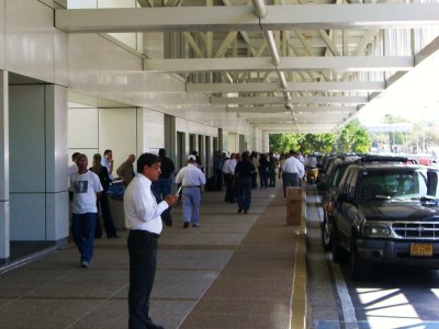 Airport Caracas mit Taxis